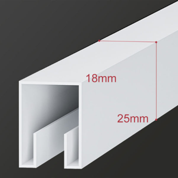 Fixed Semi Partition Shower Screen Black Full Frame Tempered Glass Shower Door Clearhalo 'Bathroom Remodel & Bathroom Fixtures' 'Home Improvement' 'home_improvement' 'home_improvement_shower_tub_doors' 'Shower and Tub Doors' 'shower_tub_doors' 'Showers & Bathtubs' 6998492