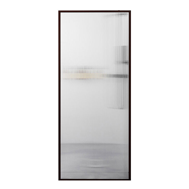 Fixed Black Shower Screen Full Frame Half Partition Shower Door Changhong Glass Clearhalo 'Bathroom Remodel & Bathroom Fixtures' 'Home Improvement' 'home_improvement' 'home_improvement_shower_tub_doors' 'Shower and Tub Doors' 'shower_tub_doors' 'Showers & Bathtubs' 6998520