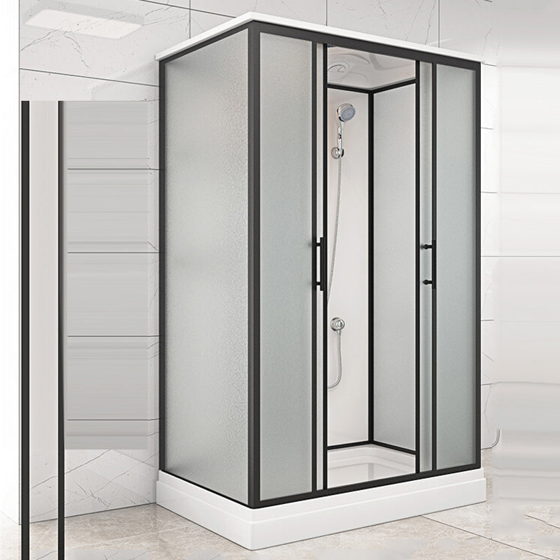 Rectangle Shower Stall with Shower Base Tempered Glass Shower Stall Clearhalo 'Bathroom Remodel & Bathroom Fixtures' 'Home Improvement' 'home_improvement' 'home_improvement_shower_stalls_enclosures' 'Shower Stalls & Enclosures' 'shower_stalls_enclosures' 'Showers & Bathtubs' 6998809