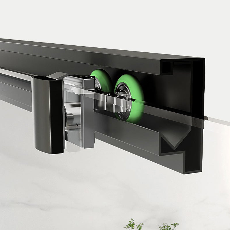 Shower Enclosure Black Hinged Corner Square Clear Shower Stall Clearhalo 'Bathroom Remodel & Bathroom Fixtures' 'Home Improvement' 'home_improvement' 'home_improvement_shower_stalls_enclosures' 'Shower Stalls & Enclosures' 'shower_stalls_enclosures' 'Showers & Bathtubs' 6998866