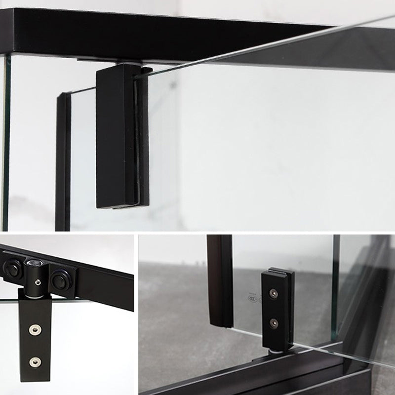 Modern Style Shower Stall Semicircle Metal Frame Framed Shower Stall Clearhalo 'Bathroom Remodel & Bathroom Fixtures' 'Home Improvement' 'home_improvement' 'home_improvement_shower_stalls_enclosures' 'Shower Stalls & Enclosures' 'shower_stalls_enclosures' 'Showers & Bathtubs' 6998931