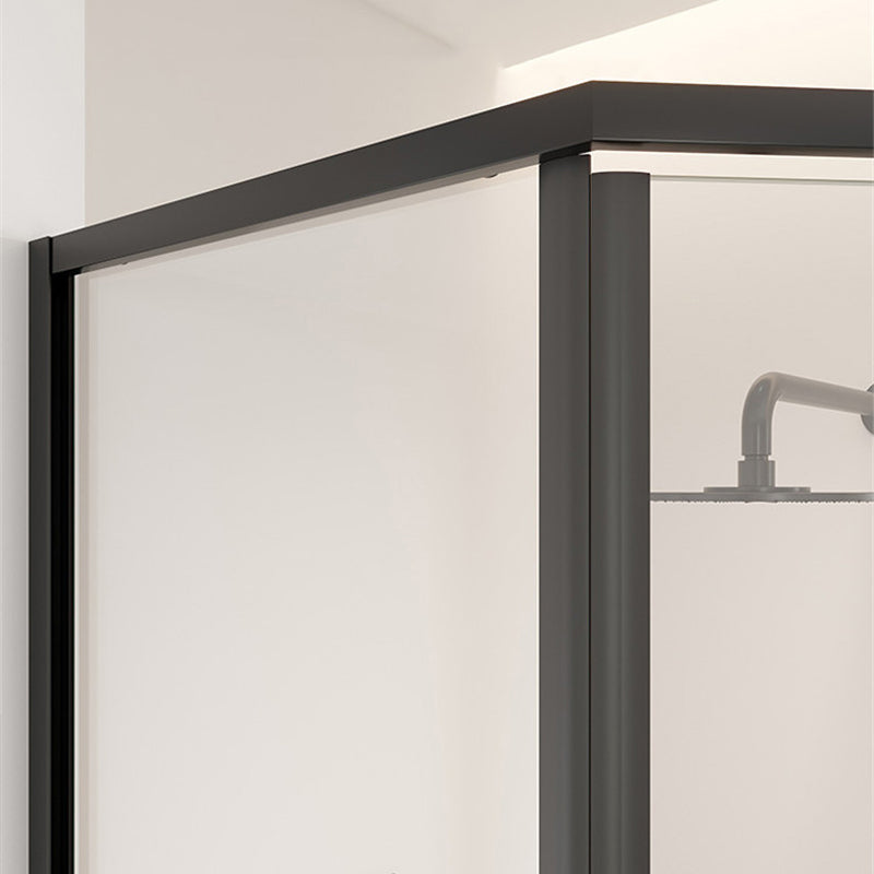 Modern Style Shower Stall Semicircle Metal Frame Framed Shower Stall Clearhalo 'Bathroom Remodel & Bathroom Fixtures' 'Home Improvement' 'home_improvement' 'home_improvement_shower_stalls_enclosures' 'Shower Stalls & Enclosures' 'shower_stalls_enclosures' 'Showers & Bathtubs' 6998934