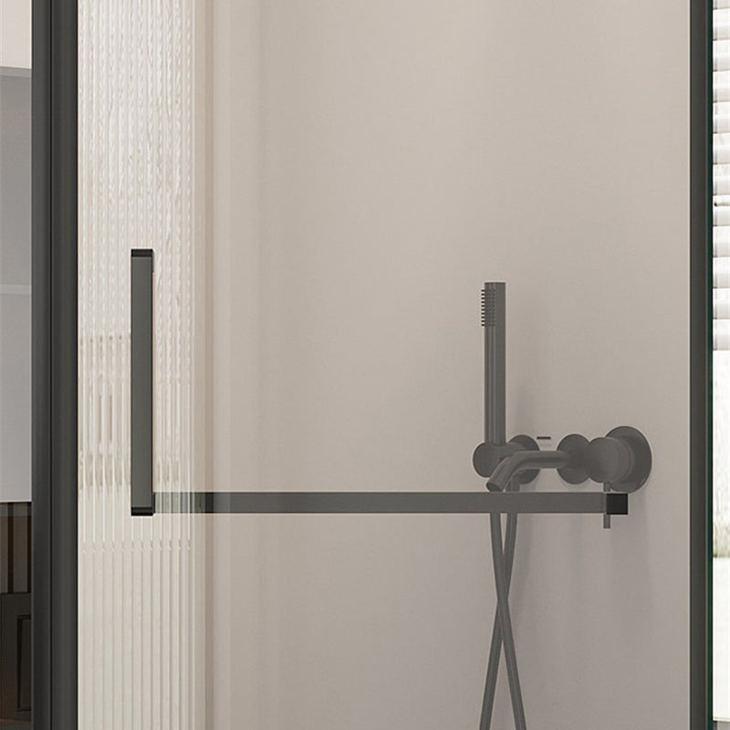 Modern Style Shower Stall Semicircle Metal Frame Framed Shower Stall Clearhalo 'Bathroom Remodel & Bathroom Fixtures' 'Home Improvement' 'home_improvement' 'home_improvement_shower_stalls_enclosures' 'Shower Stalls & Enclosures' 'shower_stalls_enclosures' 'Showers & Bathtubs' 6998937