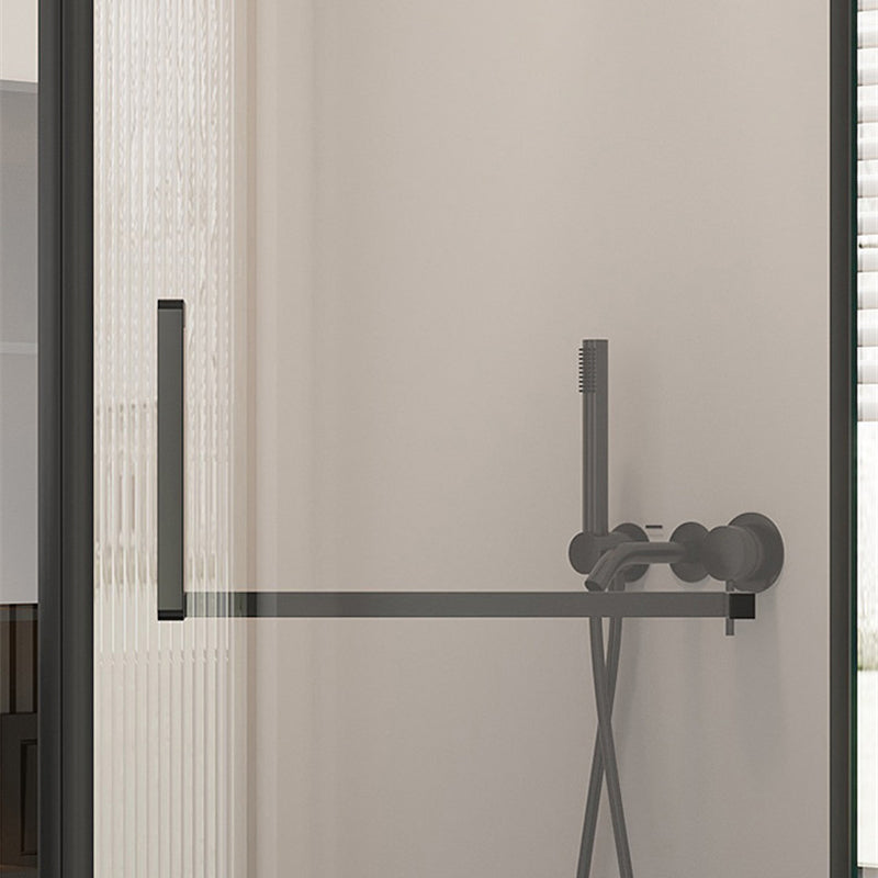 Modern Style Shower Stall Semicircle Metal Frame Framed Shower Stall Clearhalo 'Bathroom Remodel & Bathroom Fixtures' 'Home Improvement' 'home_improvement' 'home_improvement_shower_stalls_enclosures' 'Shower Stalls & Enclosures' 'shower_stalls_enclosures' 'Showers & Bathtubs' 6998937