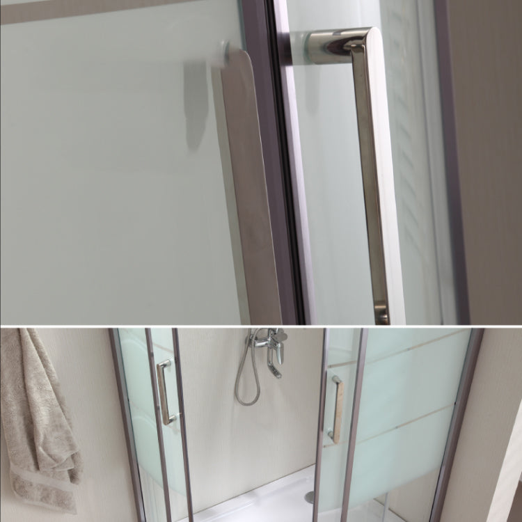 Modern Round Shower Stall Clear Tempered Bathroom Shower Stall Clearhalo 'Bathroom Remodel & Bathroom Fixtures' 'Home Improvement' 'home_improvement' 'home_improvement_shower_stalls_enclosures' 'Shower Stalls & Enclosures' 'shower_stalls_enclosures' 'Showers & Bathtubs' 6998990