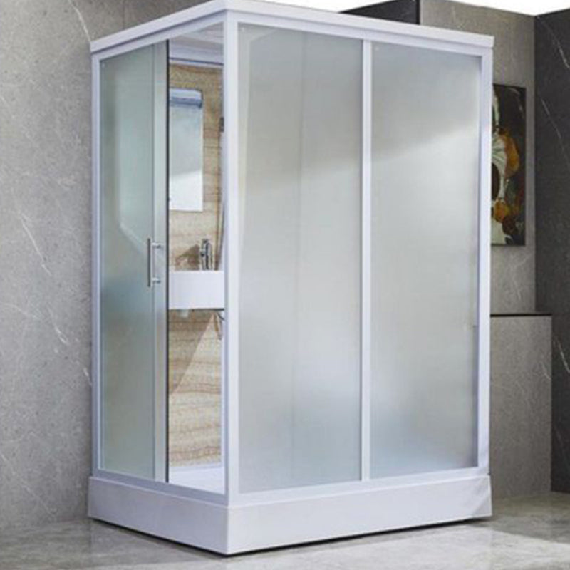 Modern Framed Shower Stall Clear Tempered Shower Stall for Bathroom Side Door Opening Left Clearhalo 'Bathroom Remodel & Bathroom Fixtures' 'Home Improvement' 'home_improvement' 'home_improvement_shower_stalls_enclosures' 'Shower Stalls & Enclosures' 'shower_stalls_enclosures' 'Showers & Bathtubs' 6999005