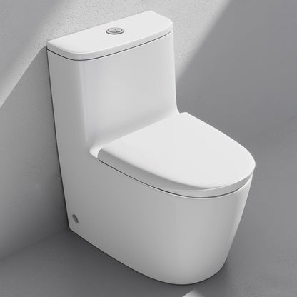 Modern White Ceramic Flush Toilet Floor Mounted Urine Toilet for Bathroom 16" Clearhalo 'Bathroom Remodel & Bathroom Fixtures' 'Home Improvement' 'home_improvement' 'home_improvement_toilets' 'Toilets & Bidets' 'Toilets' 7001890