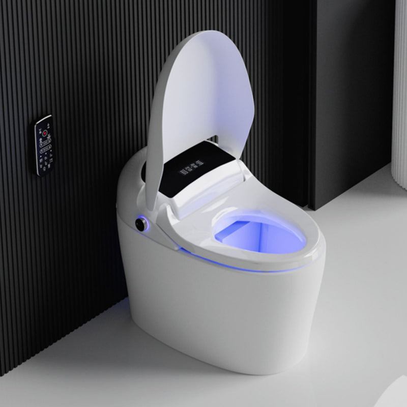 Modern Ceramic Flush Toilet White Urine Toilet with Heated Seat for Washroom Manual Flip 12" Clearhalo 'Bathroom Remodel & Bathroom Fixtures' 'Home Improvement' 'home_improvement' 'home_improvement_toilets' 'Toilets & Bidets' 'Toilets' 7001918