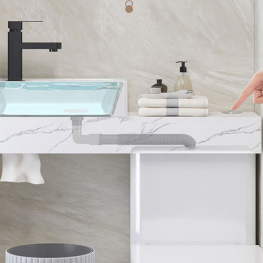 Contemporary Ceramic Flush Toilet Floor Mounted Urine Toilet with Seat for Washroom Clearhalo 'Bathroom Remodel & Bathroom Fixtures' 'Home Improvement' 'home_improvement' 'home_improvement_toilets' 'Toilets & Bidets' 'Toilets' 7001938