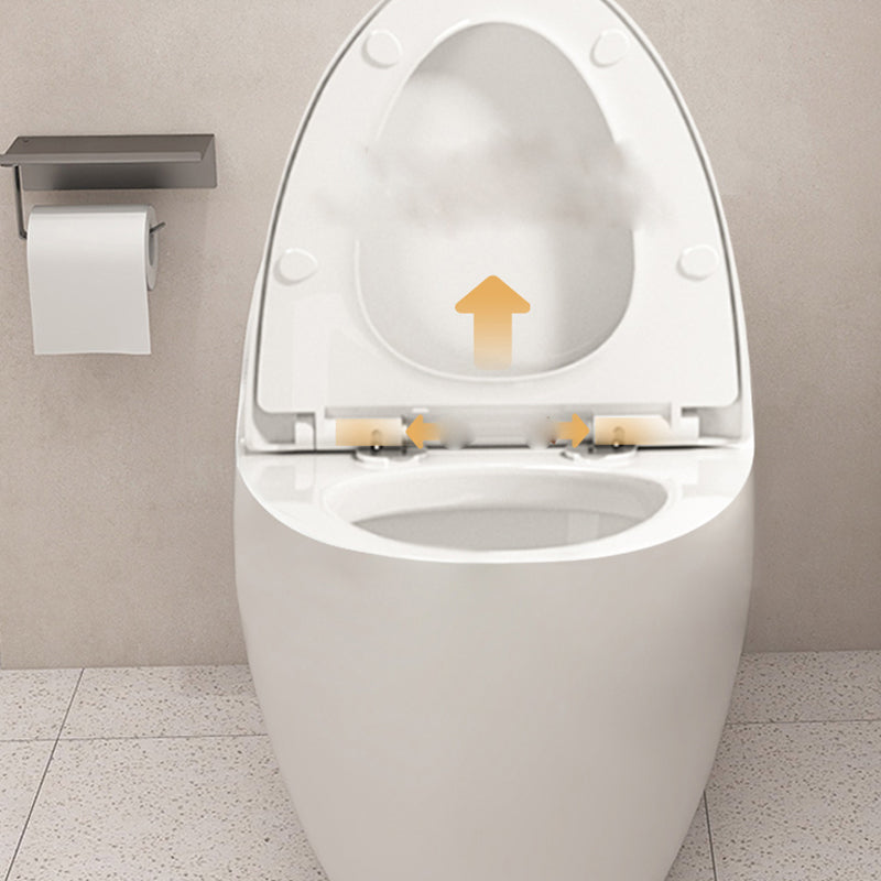 Contemporary Floor Mount Flush Toilet Siphon Jet Urine Toilet for Washroom Clearhalo 'Bathroom Remodel & Bathroom Fixtures' 'Home Improvement' 'home_improvement' 'home_improvement_toilets' 'Toilets & Bidets' 'Toilets' 7001960