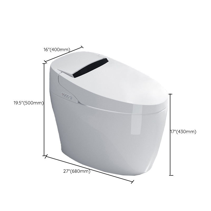 Contemporary White Ceramic Flush Toilet Slow Close Seat Included Urine Toilet for Washroom Clearhalo 'Bathroom Remodel & Bathroom Fixtures' 'Home Improvement' 'home_improvement' 'home_improvement_toilets' 'Toilets & Bidets' 'Toilets' 7001980
