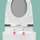 Traditional Ceramic Flush Toilet Floor Mount Urine Toilet for Washroom Clearhalo 'Bathroom Remodel & Bathroom Fixtures' 'Home Improvement' 'home_improvement' 'home_improvement_toilets' 'Toilets & Bidets' 'Toilets' 7001991