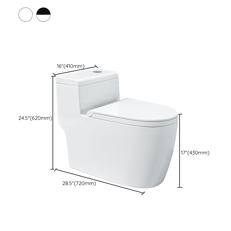 Traditional Ceramic Flush Toilet Floor Mount Urine Toilet for Washroom Clearhalo 'Bathroom Remodel & Bathroom Fixtures' 'Home Improvement' 'home_improvement' 'home_improvement_toilets' 'Toilets & Bidets' 'Toilets' 7001994