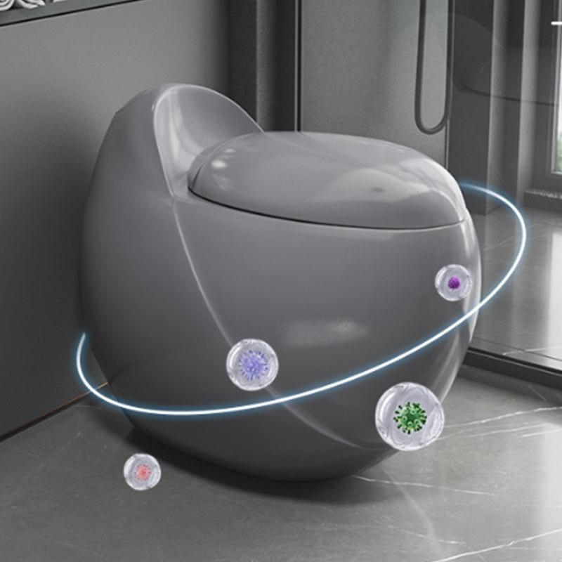 Contemporary Floor Mounted Flush Toilet Seat Included Toilet Bowl for Washroom Clearhalo 'Bathroom Remodel & Bathroom Fixtures' 'Home Improvement' 'home_improvement' 'home_improvement_toilets' 'Toilets & Bidets' 'Toilets' 7002014