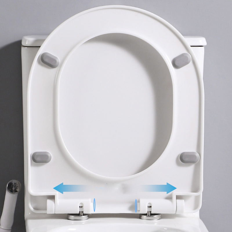 Contemporary Ceramic Flush Toilet Spray Gun Included Urine Toilet for Bathroom Clearhalo 'Bathroom Remodel & Bathroom Fixtures' 'Home Improvement' 'home_improvement' 'home_improvement_toilets' 'Toilets & Bidets' 'Toilets' 7002042