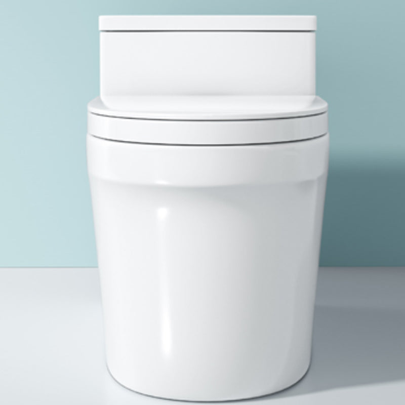 Traditional Ceramic Toilet Floor Mount Urine Toilet with Slow Close Seat for Washroom Clearhalo 'Bathroom Remodel & Bathroom Fixtures' 'Home Improvement' 'home_improvement' 'home_improvement_toilets' 'Toilets & Bidets' 'Toilets' 7002050