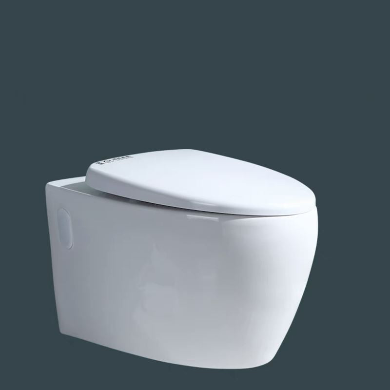 Modern Ceramic Flush Toilet White In-Wall Urine Toilet for Washroom 15"L x 23"W x 14"H Toilet Only Clearhalo 'Bathroom Remodel & Bathroom Fixtures' 'Home Improvement' 'home_improvement' 'home_improvement_toilets' 'Toilets & Bidets' 'Toilets' 7002085