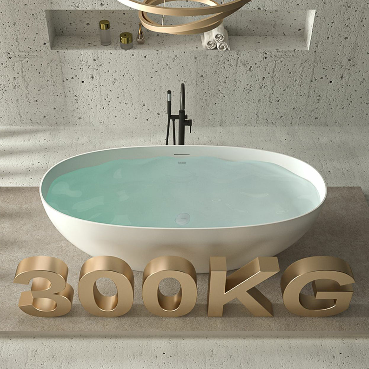 Freestanding Modern Soaking Bathtub Antique Finish Oval Bath Tub Clearhalo 'Bathroom Remodel & Bathroom Fixtures' 'Bathtubs' 'Home Improvement' 'home_improvement' 'home_improvement_bathtubs' 'Showers & Bathtubs' 7003387