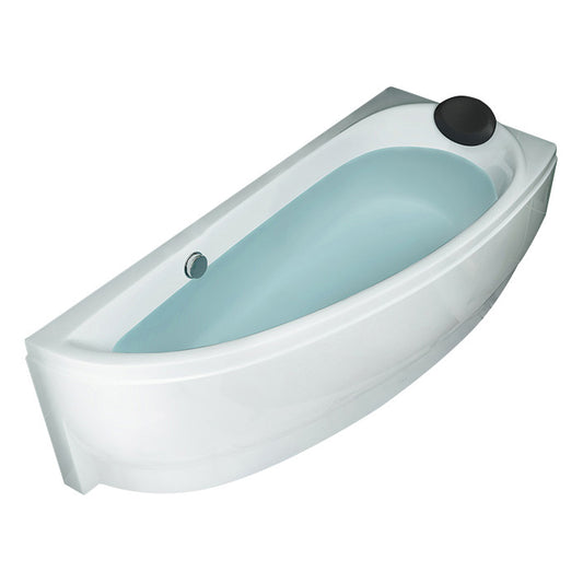 Modern White Acrylic Corner Tub Soaking 29.13-inch Tall Bathtub for Bathroom Clearhalo 'Bathroom Remodel & Bathroom Fixtures' 'Bathtubs' 'Home Improvement' 'home_improvement' 'home_improvement_bathtubs' 'Showers & Bathtubs' 7003460