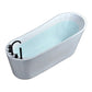 Modern Acrylic Freestanding Bathtub Soaking Single Slipper Tub in White Clearhalo 'Bathroom Remodel & Bathroom Fixtures' 'Bathtubs' 'Home Improvement' 'home_improvement' 'home_improvement_bathtubs' 'Showers & Bathtubs' 7003552