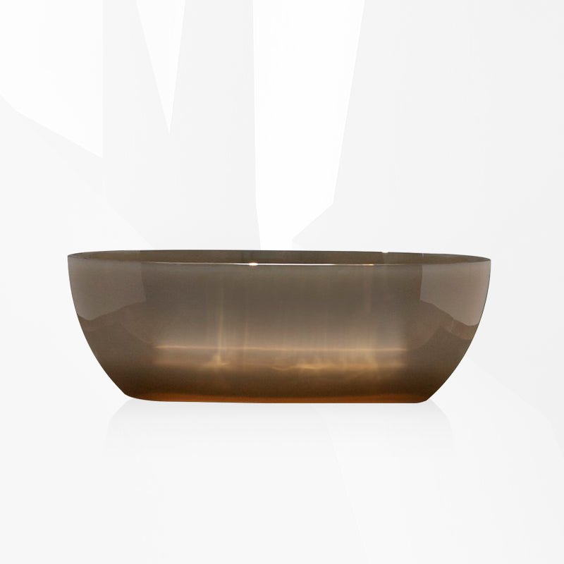 Soaking Back to Wall Bathtub Antique Finish Freestanding Bath Tub Brown Yellow Clearhalo 'Bathroom Remodel & Bathroom Fixtures' 'Bathtubs' 'Home Improvement' 'home_improvement' 'home_improvement_bathtubs' 'Showers & Bathtubs' 7003614