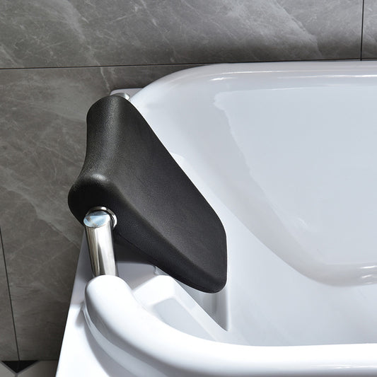 Acrylic Rectangular Freestanding Bath Soaking 29.53-inch Tall Bathtub in White Clearhalo 'Bathroom Remodel & Bathroom Fixtures' 'Bathtubs' 'Home Improvement' 'home_improvement' 'home_improvement_bathtubs' 'Showers & Bathtubs' 7003666