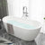 Freestanding Soaking Bathtub Antique Finish Oval Modern Bath Tub Silver Tub with Freestanding Tub Fillers Clearhalo 'Bathroom Remodel & Bathroom Fixtures' 'Bathtubs' 'Home Improvement' 'home_improvement' 'home_improvement_bathtubs' 'Showers & Bathtubs' 7003756