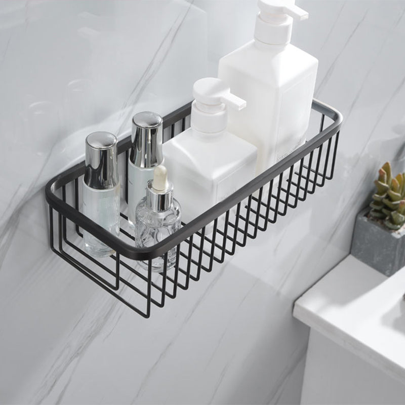 Gray 5-Piece Modern Bathroom Accessory Set in Stainless Steel Clearhalo 'Bathroom Hardware Sets' 'Bathroom Hardware' 'Bathroom Remodel & Bathroom Fixtures' 'bathroom_hardware_sets' 'Home Improvement' 'home_improvement' 'home_improvement_bathroom_hardware_sets' 7003823