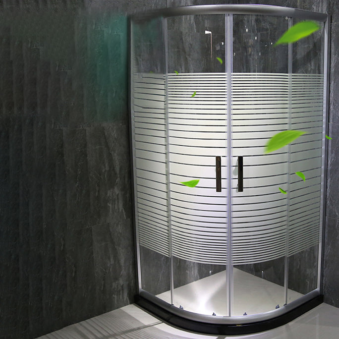 Full Frame Arc Sector Tempered Glass Shower Room Partition Screen Bottom Basin Clearhalo 'Bathroom Remodel & Bathroom Fixtures' 'Home Improvement' 'home_improvement' 'home_improvement_shower_tub_doors' 'Shower and Tub Doors' 'shower_tub_doors' 'Showers & Bathtubs' 7007298