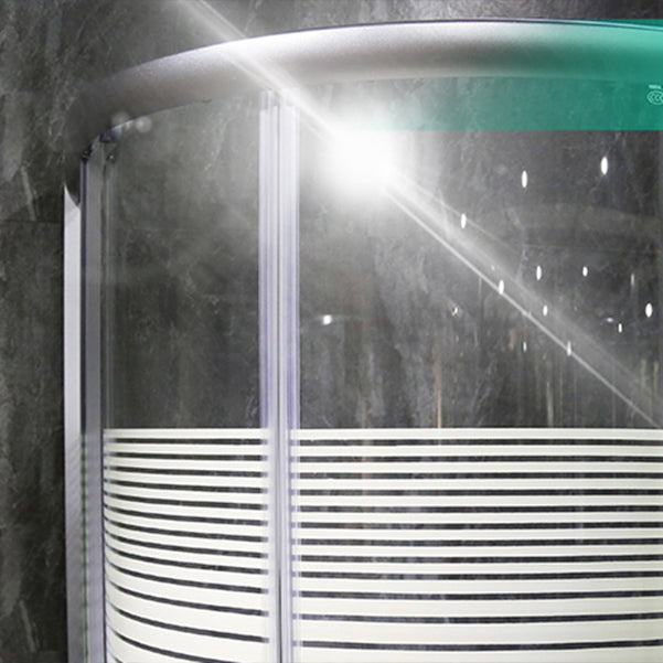 Full Frame Arc Sector Tempered Glass Shower Room Partition Screen Clearhalo 'Bathroom Remodel & Bathroom Fixtures' 'Home Improvement' 'home_improvement' 'home_improvement_shower_tub_doors' 'Shower and Tub Doors' 'shower_tub_doors' 'Showers & Bathtubs' 7007301