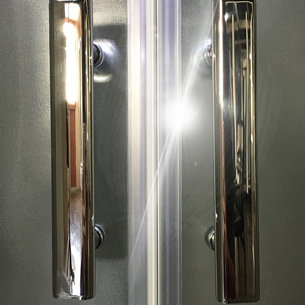 Full Frame Arc Sector Tempered Glass Shower Room Partition Screen Clearhalo 'Bathroom Remodel & Bathroom Fixtures' 'Home Improvement' 'home_improvement' 'home_improvement_shower_tub_doors' 'Shower and Tub Doors' 'shower_tub_doors' 'Showers & Bathtubs' 7007304