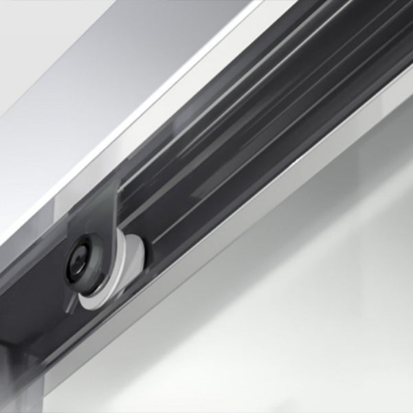 Modern Double Sliding Shower Door Frame Clear Metal Shower Bath Door Clearhalo 'Bathroom Remodel & Bathroom Fixtures' 'Home Improvement' 'home_improvement' 'home_improvement_shower_tub_doors' 'Shower and Tub Doors' 'shower_tub_doors' 'Showers & Bathtubs' 7007334