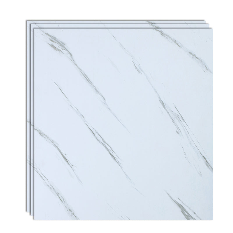 Peel & Stick Vinyl Flooring Matte Stone Look Vinyl Flooring with Waterproof White-Gray 0.07" Clearhalo 'Flooring 'Home Improvement' 'home_improvement' 'home_improvement_vinyl_flooring' 'Vinyl Flooring' 'vinyl_flooring' Walls and Ceiling' 7010483