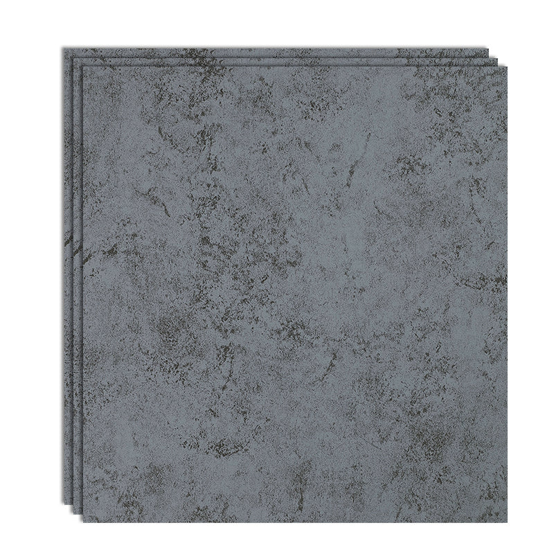 Peel & Stick Vinyl Flooring Matte Stone Look Vinyl Flooring with Waterproof Dark Gray-Black 0.07" Clearhalo 'Flooring 'Home Improvement' 'home_improvement' 'home_improvement_vinyl_flooring' 'Vinyl Flooring' 'vinyl_flooring' Walls and Ceiling' 7010497