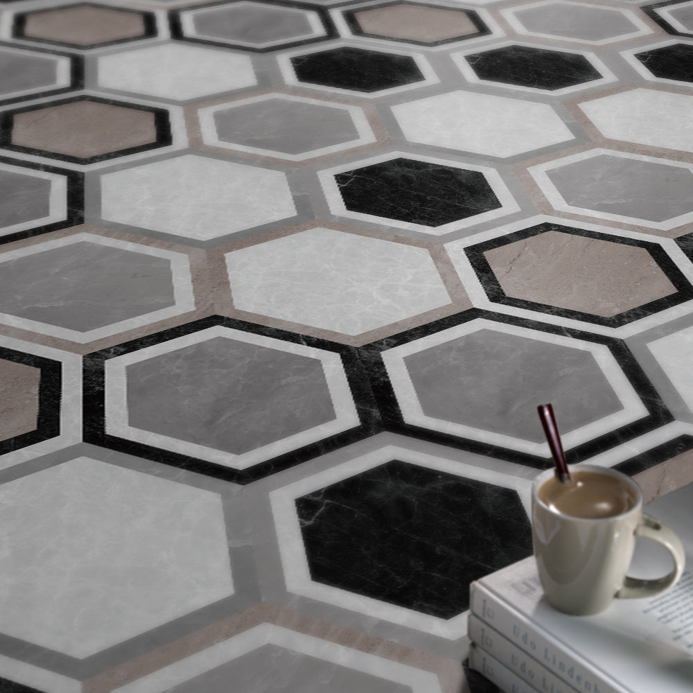 Peel & Stick Vinyl Flooring Matte Dark Vinyl Flooring with Brick Look Clearhalo 'Flooring 'Home Improvement' 'home_improvement' 'home_improvement_vinyl_flooring' 'Vinyl Flooring' 'vinyl_flooring' Walls and Ceiling' 7010510