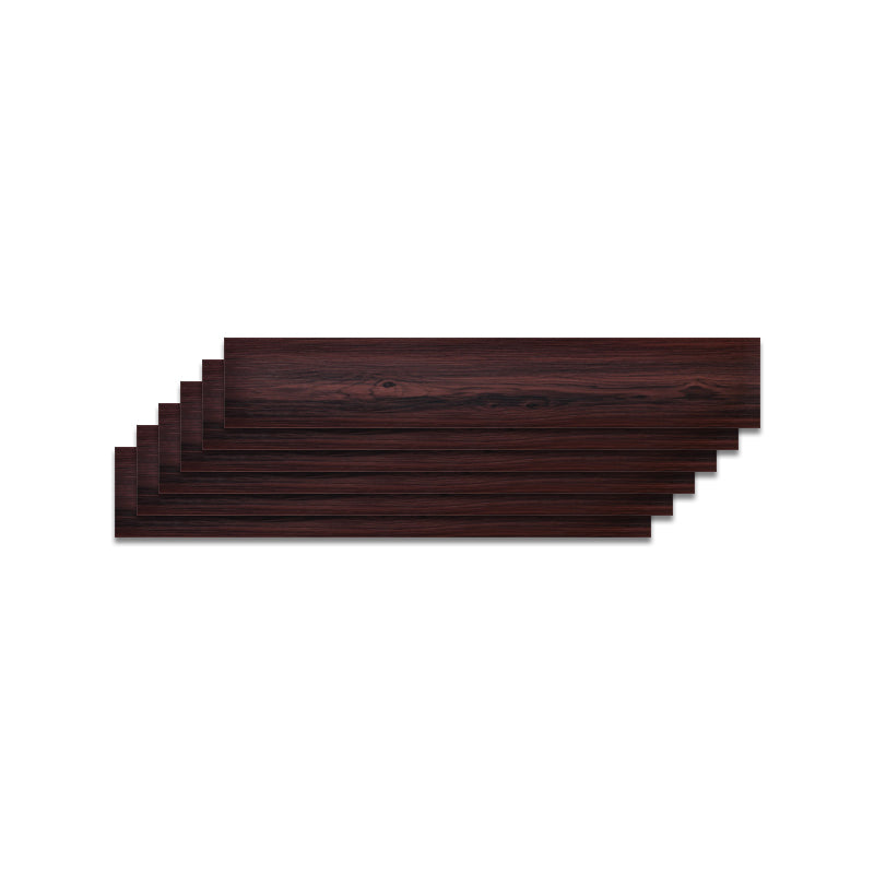 Classic Vinyl Floor Planks Wood Look Self Adhesive Vinyl Plank Flooring Walnut+Red Clearhalo 'Flooring 'Home Improvement' 'home_improvement' 'home_improvement_vinyl_flooring' 'Vinyl Flooring' 'vinyl_flooring' Walls and Ceiling' 7010620