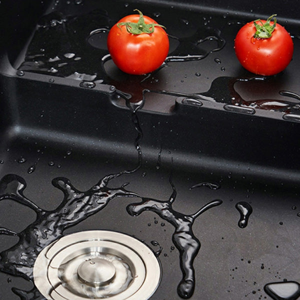 Quartz Kitchen Sink Rectangular Kitchen Sink with Drain Assembly Clearhalo 'Home Improvement' 'home_improvement' 'home_improvement_kitchen_sinks' 'Kitchen Remodel & Kitchen Fixtures' 'Kitchen Sinks & Faucet Components' 'Kitchen Sinks' 'kitchen_sinks' 7010950