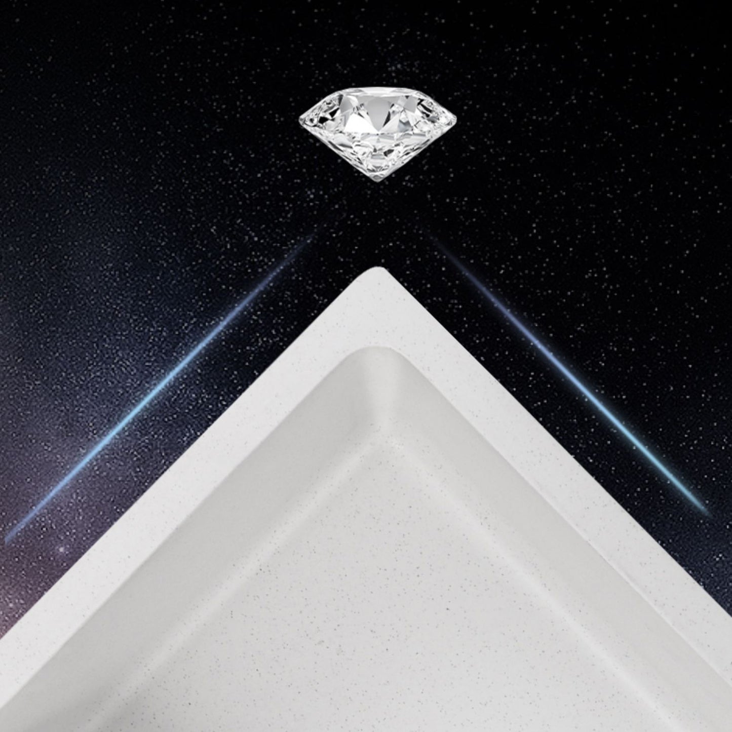 Quartz Kitchen Sink Single Basin Kitchen Sink with Faucet Included Clearhalo 'Home Improvement' 'home_improvement' 'home_improvement_kitchen_sinks' 'Kitchen Remodel & Kitchen Fixtures' 'Kitchen Sinks & Faucet Components' 'Kitchen Sinks' 'kitchen_sinks' 7010975