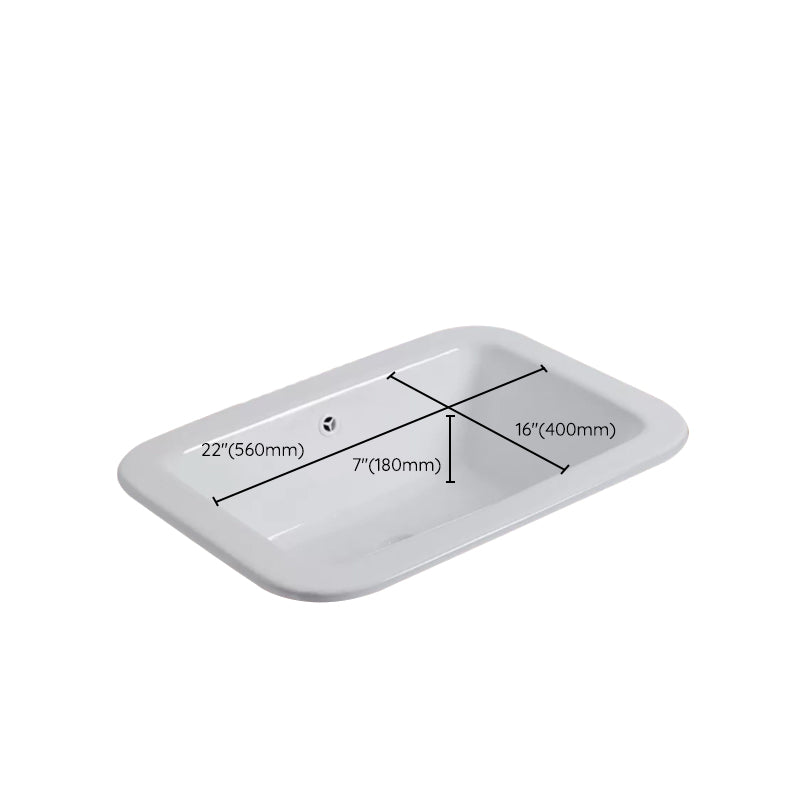 Traditional Square Wash Stand Ceramic Metal Undermount Bathroom Sink Clearhalo 'Bathroom Remodel & Bathroom Fixtures' 'Bathroom Sinks & Faucet Components' 'Bathroom Sinks' 'bathroom_sink' 'Home Improvement' 'home_improvement' 'home_improvement_bathroom_sink' 7011012