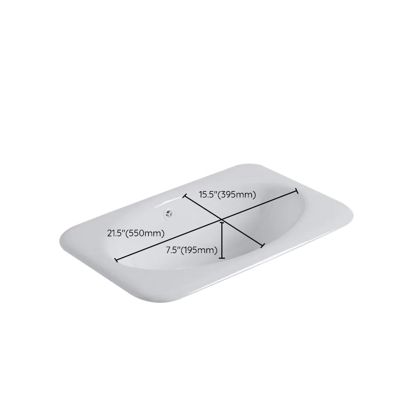 Traditional Square Wash Stand Ceramic Metal Undermount Bathroom Sink Clearhalo 'Bathroom Remodel & Bathroom Fixtures' 'Bathroom Sinks & Faucet Components' 'Bathroom Sinks' 'bathroom_sink' 'Home Improvement' 'home_improvement' 'home_improvement_bathroom_sink' 7011015