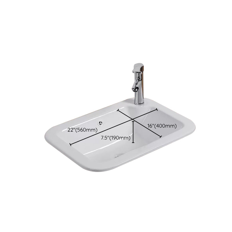 Traditional Square Wash Stand Ceramic Metal Undermount Bathroom Sink Clearhalo 'Bathroom Remodel & Bathroom Fixtures' 'Bathroom Sinks & Faucet Components' 'Bathroom Sinks' 'bathroom_sink' 'Home Improvement' 'home_improvement' 'home_improvement_bathroom_sink' 7011017