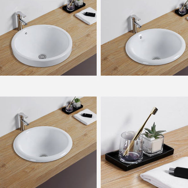 Contemporary Oval Wash Stand Ceramic Metal Undermount Bathroom Sink Clearhalo 'Bathroom Remodel & Bathroom Fixtures' 'Bathroom Sinks & Faucet Components' 'Bathroom Sinks' 'bathroom_sink' 'Home Improvement' 'home_improvement' 'home_improvement_bathroom_sink' 7011020