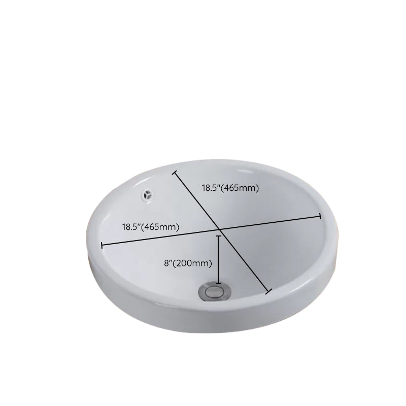 Contemporary Oval Wash Stand Ceramic Metal Undermount Bathroom Sink Clearhalo 'Bathroom Remodel & Bathroom Fixtures' 'Bathroom Sinks & Faucet Components' 'Bathroom Sinks' 'bathroom_sink' 'Home Improvement' 'home_improvement' 'home_improvement_bathroom_sink' 7011038