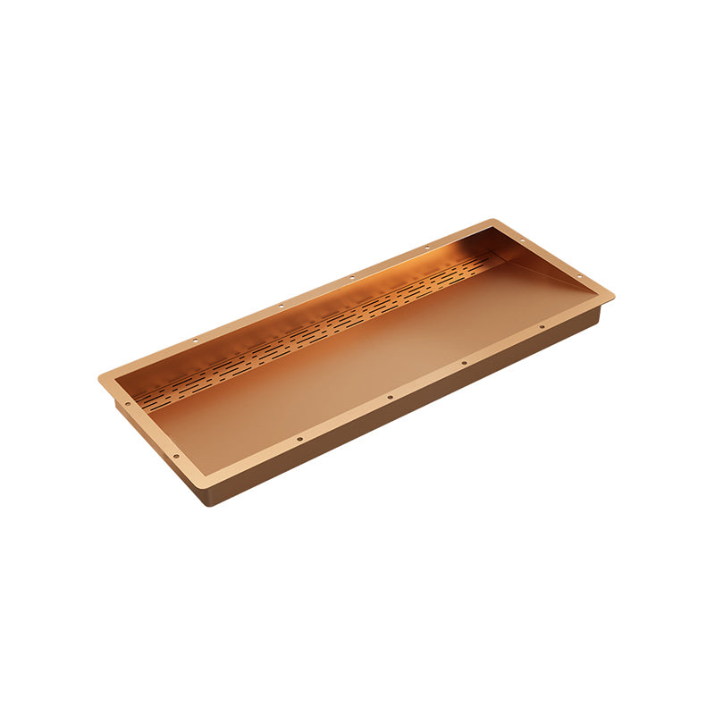 Modern Style Bathroom Sink Stainless Steel Rectangular Bathroom Sink with Hose Clearhalo 'Bathroom Remodel & Bathroom Fixtures' 'Bathroom Sinks & Faucet Components' 'Bathroom Sinks' 'bathroom_sink' 'Home Improvement' 'home_improvement' 'home_improvement_bathroom_sink' 7011099