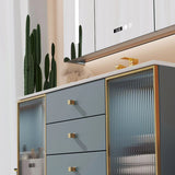 Freestanding Bathroom Vanity Blue Wood Frame Single Sink Rectangular Vanity with 3 Drawers Clearhalo 'Bathroom Remodel & Bathroom Fixtures' 'Bathroom Vanities' 'bathroom_vanities' 'Home Improvement' 'home_improvement' 'home_improvement_bathroom_vanities' 7011198