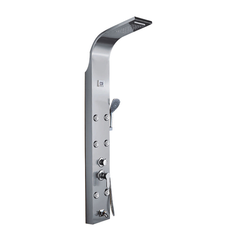Adjustable Spray Pattern Shower System with Hand Shower Wall Mounted ...