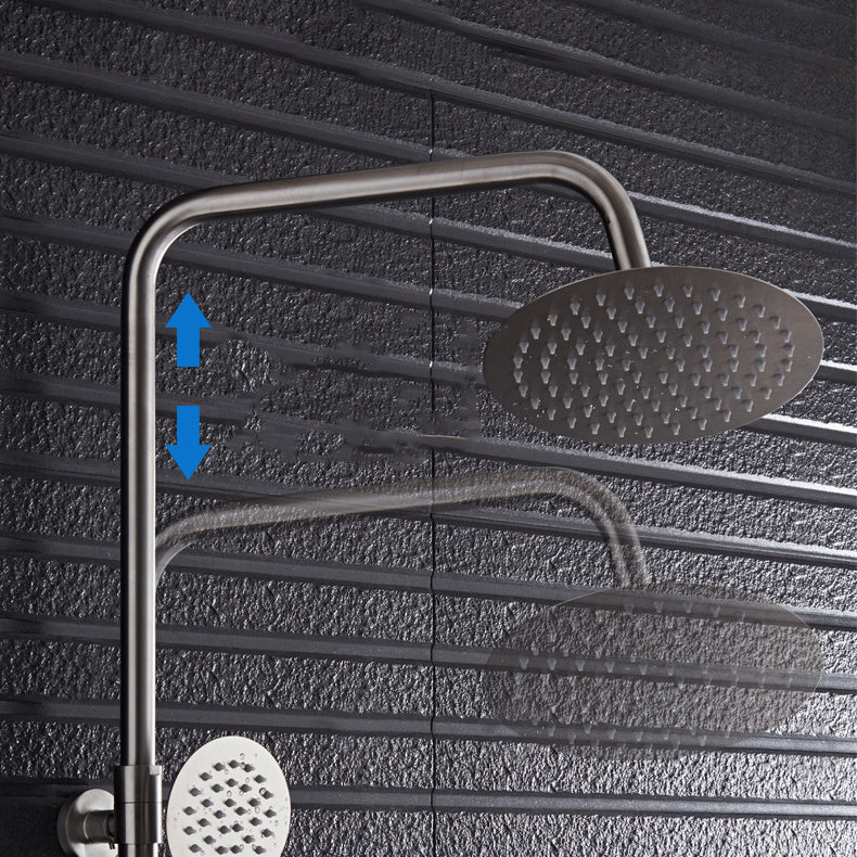 Modern Shower System Brass Temperature Control Handheld Shower Head Shower Set Clearhalo 'Bathroom Remodel & Bathroom Fixtures' 'Home Improvement' 'home_improvement' 'home_improvement_shower_faucets' 'Shower Faucets & Systems' 'shower_faucets' 'Showers & Bathtubs Plumbing' 'Showers & Bathtubs' 7011352