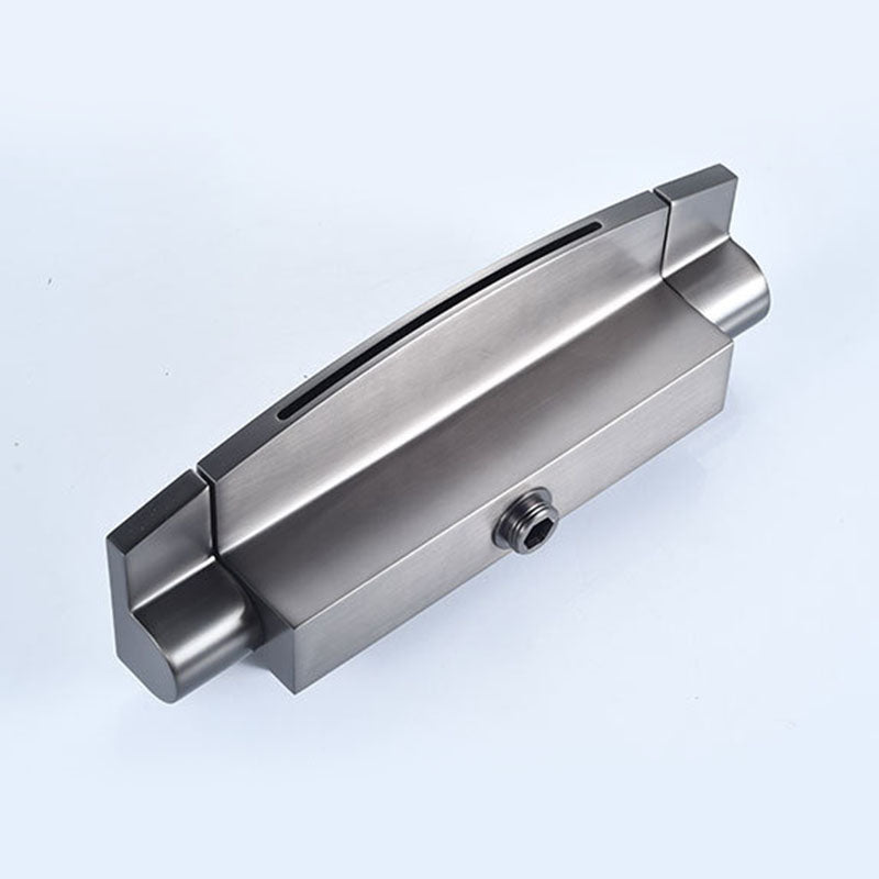 Modern Tub Faucet Trim Brass Wall Mounted Waterfall Tub Spout Trim Clearhalo 'Bathroom Remodel & Bathroom Fixtures' 'Bathtub Faucets' 'bathtub_faucets' 'Home Improvement' 'home_improvement' 'home_improvement_bathtub_faucets' 7011606