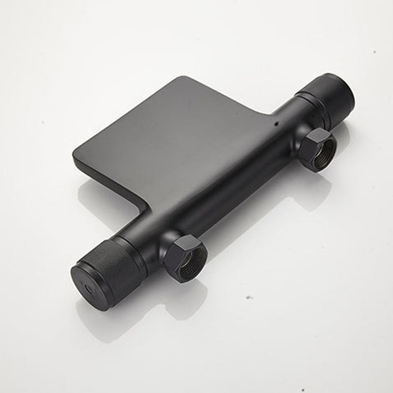 Contemporary Fixed Bathtub Faucet Wall Mounted Waterfall Tub Filler Clearhalo 'Bathroom Remodel & Bathroom Fixtures' 'Bathtub Faucets' 'bathtub_faucets' 'Home Improvement' 'home_improvement' 'home_improvement_bathtub_faucets' 7011628