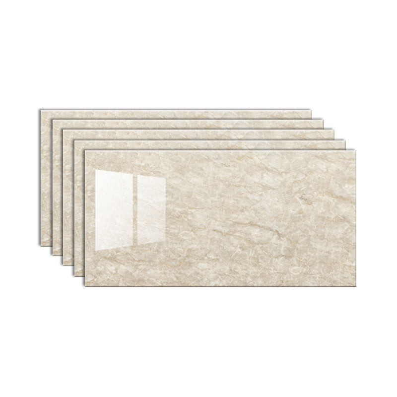 Contemporary Wallpaper Plastic Field Tile Wallpaper with Rectangular Shape Light Yellow Clearhalo 'Flooring 'Home Improvement' 'home_improvement' 'home_improvement_peel_stick_blacksplash' 'Peel & Stick Backsplash Tile' 'peel_stick_blacksplash' 'Walls & Ceilings' Walls and Ceiling' 7011707